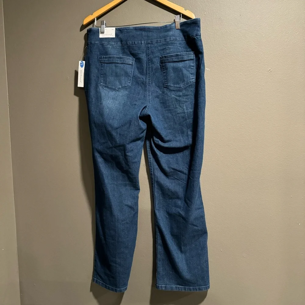 Westbound The Park Avenue Fit Bootcut Denim Jeans Size 16 R - Picture 11 of 11